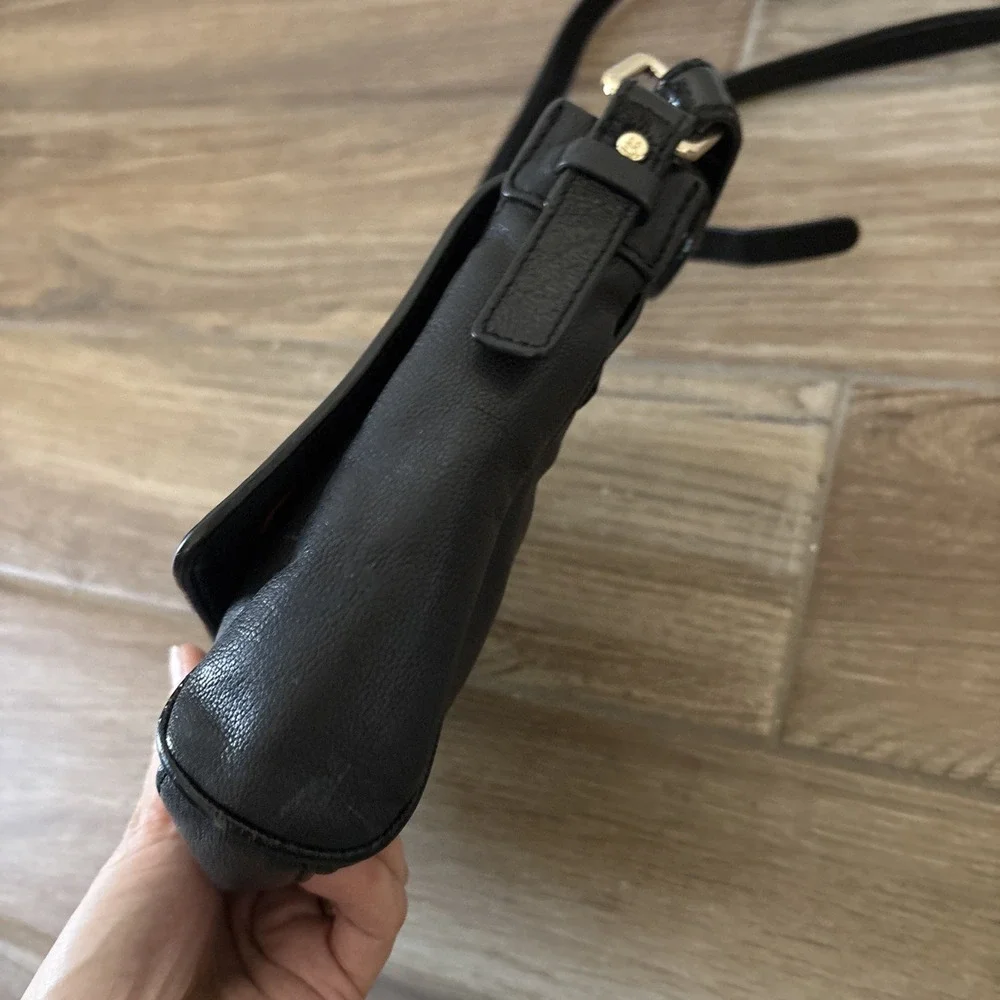 Kate Spade Black Leather Crossbody‎ Women's Bag roland park bag
